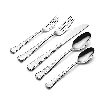 【Oneida】 クイーンエリザベスⅡ ディナーセット 5名用25本組 Amazon.com: Oneida 896122 Etta 20 Piece Everyday Flatware